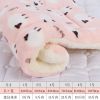 Cat dog sleeping mat warm thickened Sleeping pad blanket;  dog house warm mattress pet cushion - Pink lamb - No.5 69*52cm