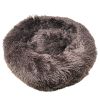 Pet Life 'Nestler' High-Grade Plush and Soft Rounded Dog Bed - Brown - Medium