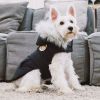 Touchdog 'Eskimo-Swag' Duck-Down Parka Dog Coat - Grey - Large