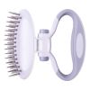 Pet Life 'Gyrater' Swivel Travel Dual-Rowed Grooming Undercoat Pet Rake - Default