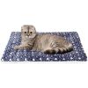 Cat dog sleeping mat warm thickened Sleeping pad blanket;  dog house warm mattress pet cushion - Blue stars - No.6 79*60cm