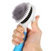 Cat Grooming Brush; Self Cleaning Slicker Brushes for Dogs Cats Pet Grooming Brush Tool Gently Removes Loose Undercoat; pet grooming - 1PCS