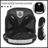 No Pull Pet Harness Vest For Dog & Cat; Step-in Puppy Harness For Small Medium Dogs; Reflective Strip - black - L