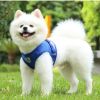 No Pull Pet Harness Vest For Dog & Cat; Step-in Puppy Harness For Small Medium Dogs; Reflective Strip - Blue - L