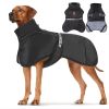 Large Dog Winter Fall Coat Wind-proof Reflective Anxiety Relief Soft Wrap Calming Vest For Travel - Red - 5XL