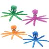 1 Piece Pet Squeak Toys Cartoon Octopus Shape Toy Pet Anxiety Relief Calming Aid Toy For Cats Dogs - Purple