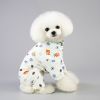 Pet Pajamas For Small & Medium Dogs; Cute Dog Pajamas Cat Jumpsuit; Pet Apparel; pet clothing - football - M