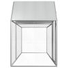 Chicken Coop 9.8'x3.3'x4.9' Galvanized Steel - Silver