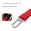 2pcs Pet Dog Cat Car Seat Belt Safety Leash Vehicle Seatbelt Harness - red - 2pcs