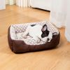 Cuddler Pet Bed - Soft and Comforting - brown - M