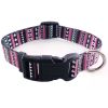 Pet supplies Digital printing Pet collar Bohemian collar Ethnic dog collar - Bohemian purple - Collar M: 2 * 55cm