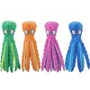 1 Piece Pet Squeak Toys Cartoon Octopus Shape Toy Pet Anxiety Relief Calming Aid Toy For Cats Dogs - Blue