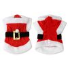 Christmas Pet Clothes For Small & Medium Dog; Santa Claus Dog Hoodie; Winter Pet Jacket - Red - M