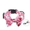 4Pcs Set Reflective No Pull Dog & Cat Harness Collar Leash With Dog Poop Bag For Small Medium Dog - Pink - XL