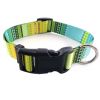 Pet supplies Digital printing Pet collar Bohemian collar Ethnic dog collar - Bohemian yellow - L:2.5*65cm collar