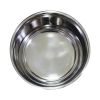 Stainless Steel Pet Bowl with Anti Skid Rubber Base and Dog Design; Gray and Pink - as Pic