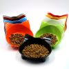 Pet cat bowl Non slip cute cat shaped colorful High Quality cat bowl cat food bowl - green