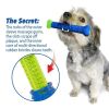 Dog Toothbrush Durable Dog Chew Toy Stick Soft Rubber Tooth Cleaning Point Massage Toothpaste Pet Toothbrush Molar Pet Supplies - Blue