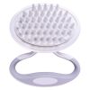 Pet Life 'Gyrater' Swivel Travel Silicone Massage Grooming Pet Brush - Default