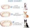 Comfortable Self-Heating Pet Bed with Removable Washable Cover; S Size; Pink - default