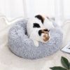 Pet Bed For Dog & Cat; Plush Cat Bed Warm Dog Bed For Indoor Dogs; Plush Dog Bed; Winter Cat Mat - Pink - 50cm/19.7in