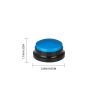 Dog Talking Button For Communication; Voice Recording Button Pet Training Buzzer; Dog Buttons - Purple+Blue