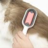 Pet Hair Remover For Dog & Cat; Silicone Dog Hair Brush; Cat Hair Comb; Pet Grooming Massage Tool - Green