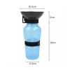 1pc Dog Water Bottle; Plastic Dog & Cat Water Bottle Mug 500ml For Outdoor Travel - Blue