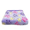 Soft and Fluffy High Quality Pet Blanket Cute Cartoon Pattern Pet Mat Warm and Comfortable Blanket for Cat and Dogs Pet Supplies - Purple - middle pup