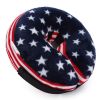 Soft Dog Cone Collar for After Surgery - Inflatable Dog Neck Donut Collar - Elizabethan Collar for Dogs Recovery - CQLQ10 American flag - S