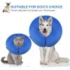 Soft Dog Cone Collar for After Surgery - Inflatable Dog Neck Donut Collar - Elizabethan Collar for Dogs Recovery - CQLQ10 American flag - M