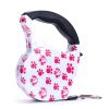 3m 5m Retractable Dog Leash 11 Colors Fashion Printed Puppy Auto Traction Rope Nylon Walking Leash for Small Dogs Cats Pet Leads - color 7 - 5m