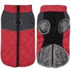 Winter Dog Coats For Small Medium Large Dogs; Waterproof Dog Jacket For Outdoor; Winter Dog Vest - Red - L