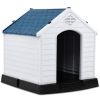 Plastic Waterproof Ventilate Pet Puppy House - S