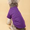 Pet Clothes For Small & Medium Dogs; Letter Pattern Dog T-Shirts Cat Clothes; Breathable Pet Tee - L