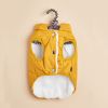 Pet Dog Fluffy Coat; Pet Life Sporty Lightweight Folding Dog Coat For Winter; Warm Dog Sweater - Yellow - M