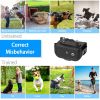 Dog Training Collar Dog Shock Collar with Remote IP67 Waterproof 300mAh Rechargeable 1640ft Remote Control - Black