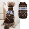 Two-Legged Knit Sweater for Dogs Autumn/Winter Wear - BrownsnowL