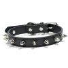 Anti-Bit Pet Necklace; Durable Dog Rivet Collar For Puppy; Pet Supplies - Black - S