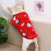 Autumn/Winter warm dog coat Small; medium dog; Flannel warm dog clothing pet supplies; dog clothing - Red Bull Spirit - 2XL