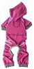 Dog Helios 'Namastail' Lightweight 4-Way Stretch Breathable Full Bodied Performance Yoga Dog Hoodie Tracksuit - Pink - Medium