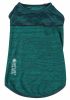 Pet Life Active 'Aero-Pawlse' Heathered Quick-Dry And 4-Way Stretch-Performance Dog Tank Top T-Shirt - Green - Medium