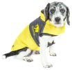 Touchdog Lightening-Shield Waterproof 2-in-1 Convertible Dog Jacket w/ Blackshark technology - Small