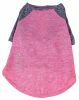 Pet Life Active 'Hybreed' 4-Way Stretch Two-Toned Performance Dog T-Shirt - Pink - X-Small