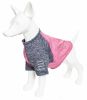 Pet Life Active 'Hybreed' 4-Way Stretch Two-Toned Performance Dog T-Shirt - Pink - Medium