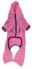 Pet Life Active 'Pawsterity' Heathered Performance 4-Way Stretch Two-Toned Full Bodied Hoodie - Pink - X-Large