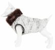 Pet Life Luxe 'Purrlage' Pelage Designer Fur Dog Coat Jacket - Large