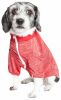 Pet Life Active 'Chewitt Wagassy' 4-Way Stretch Performance Long Sleeve Dog T-Shirt - Red - Medium