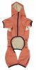 Pet Life Active 'Fur-Breeze' Heathered Performance 4-Way Stretch Two-Toned Full Bodied Hoodie - Orange - X-Large