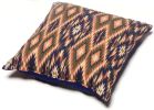 Touchdog 70's Vintage-Tribal Throwback Convertible and Reversible Squared 2-in-1 Collapsible Dog House Bed - PB53BLLG